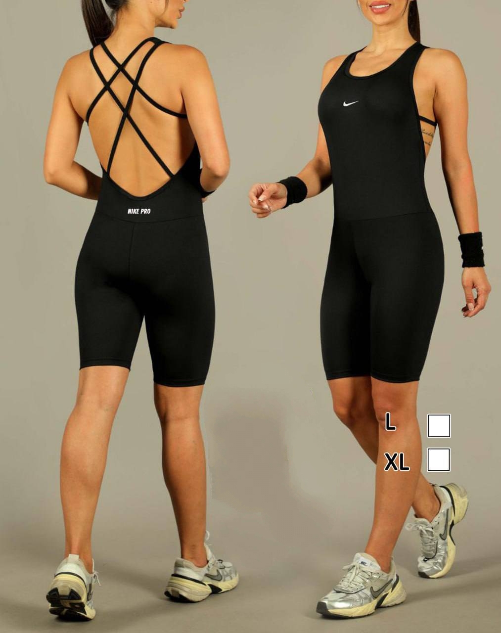 سرهمی رامپر نایک ورزشی زنانه پشت بندی