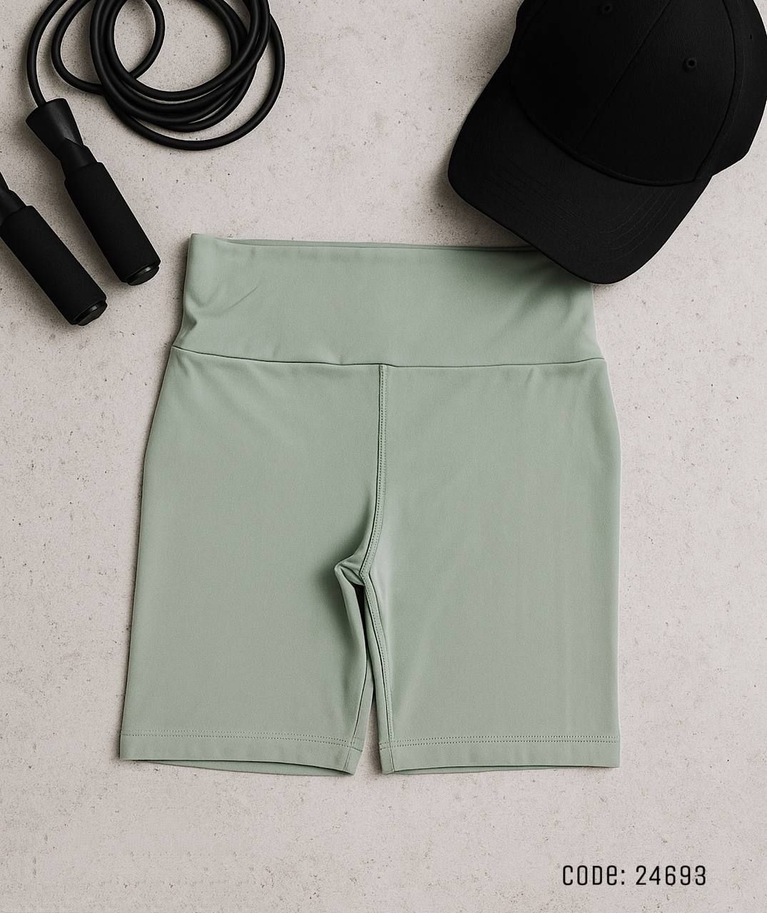 شلوارک بایکر کمر پهن نایک ورزشی