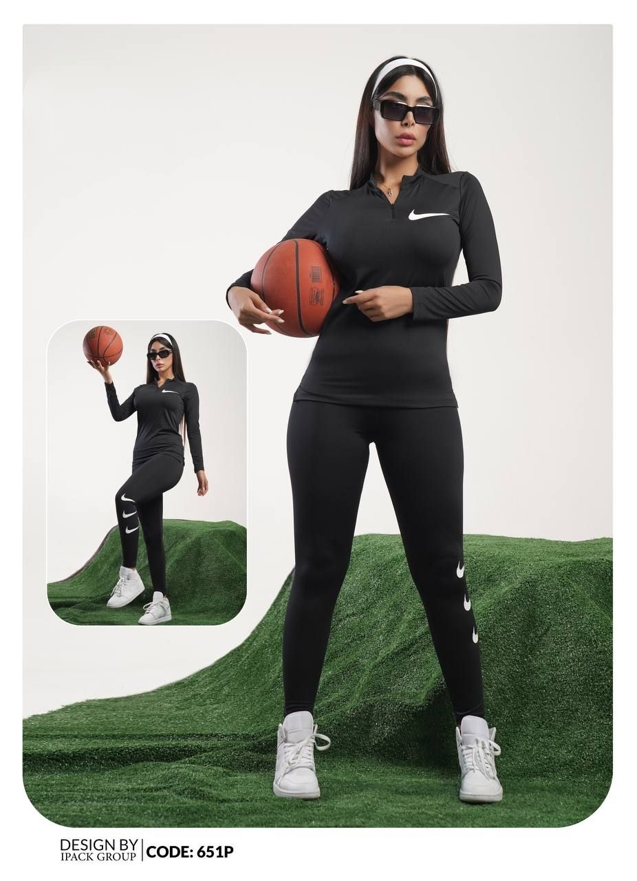ست بلوز و لگ نایک زنانه ورزشی