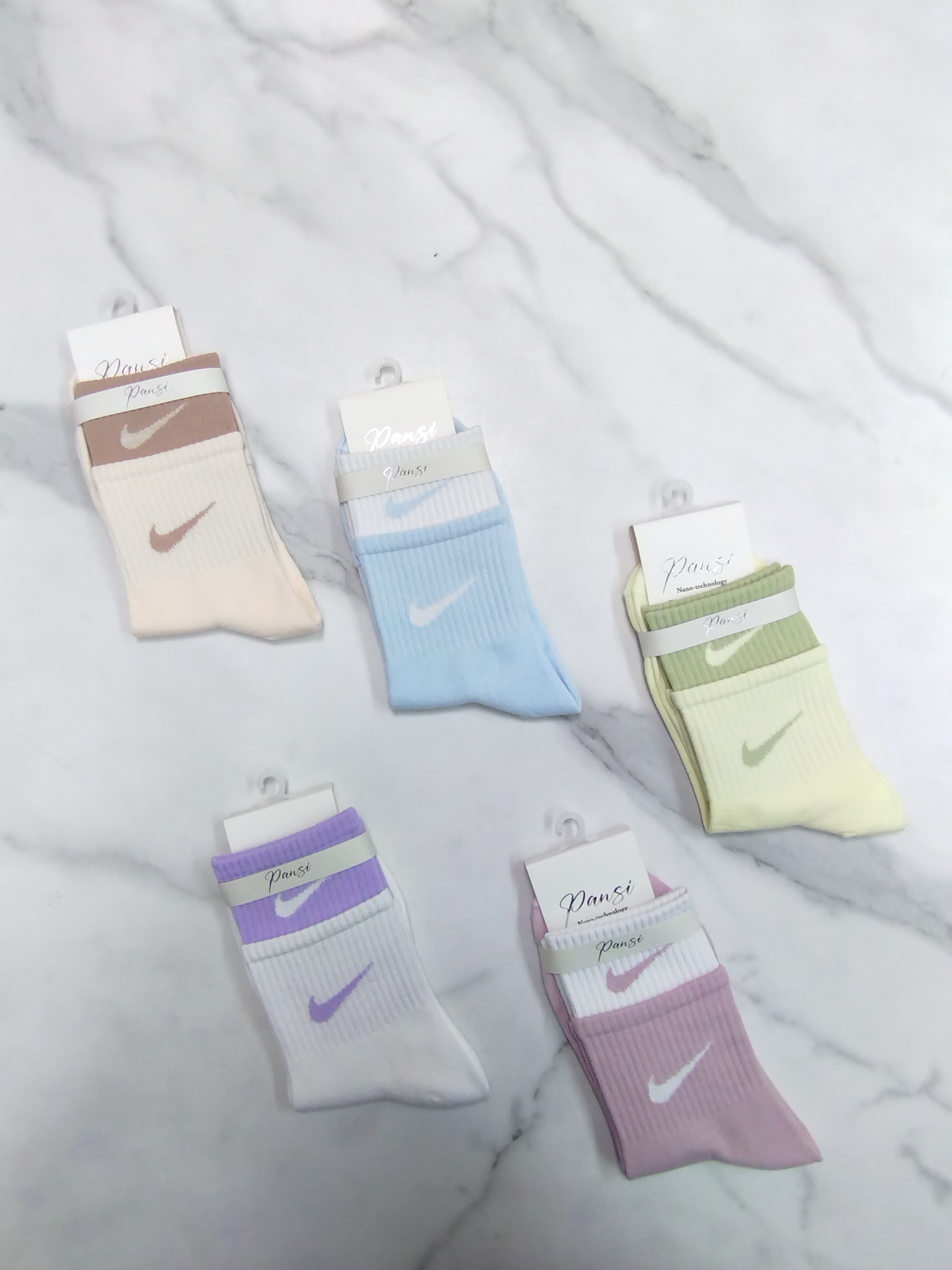 جوراب ساق بلند رنگی نایک زنانه