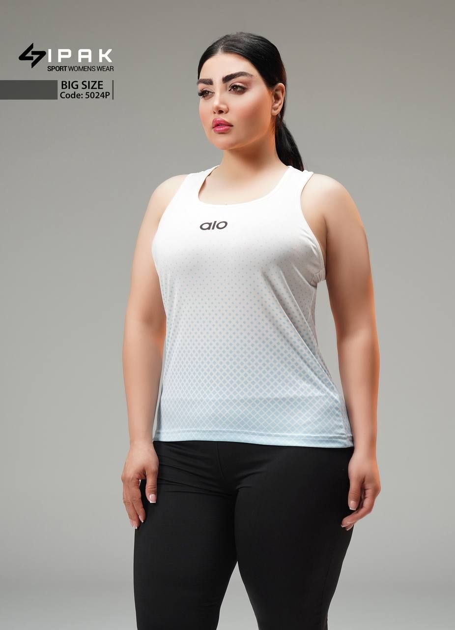 تاپ تک ورزشی زنانه سایز بزرگ